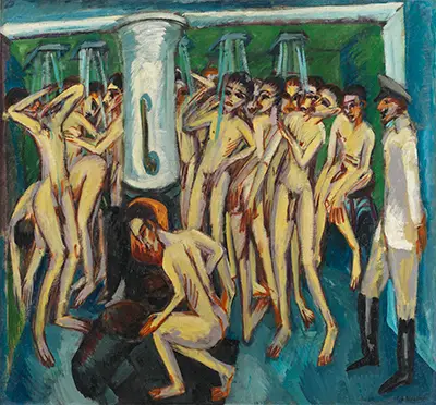 Artillerymen in the Shower Ernst Ludwig Kirchner